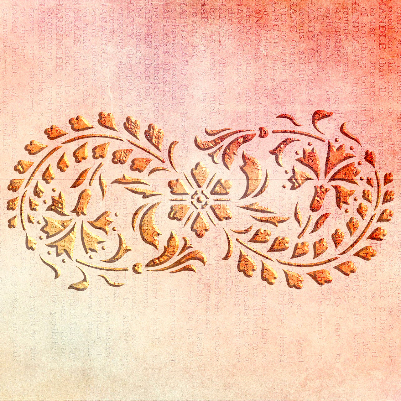 Stencil decorative DFA Border for plaster and paint 0.3-1 mm (B00077)
