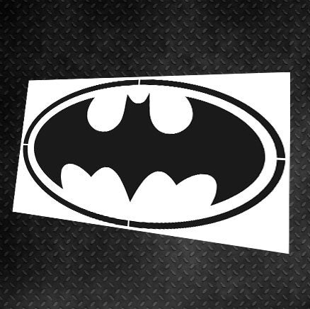 DFA reusable stencil for plaster and paint 0.3-1mm Superhero logo (E00015)