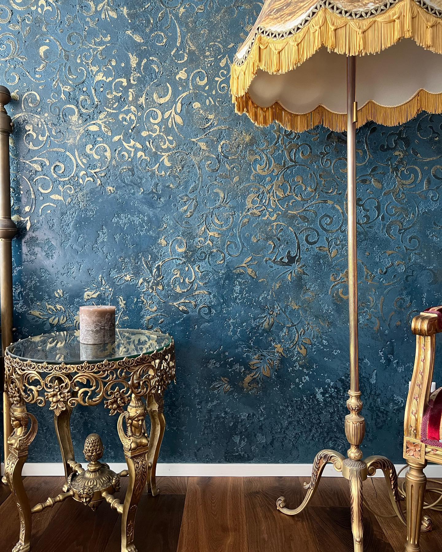Sophisticated oriental motifs for your space - stencil DFA for decor 0.3-1 mm (V000018-d)
