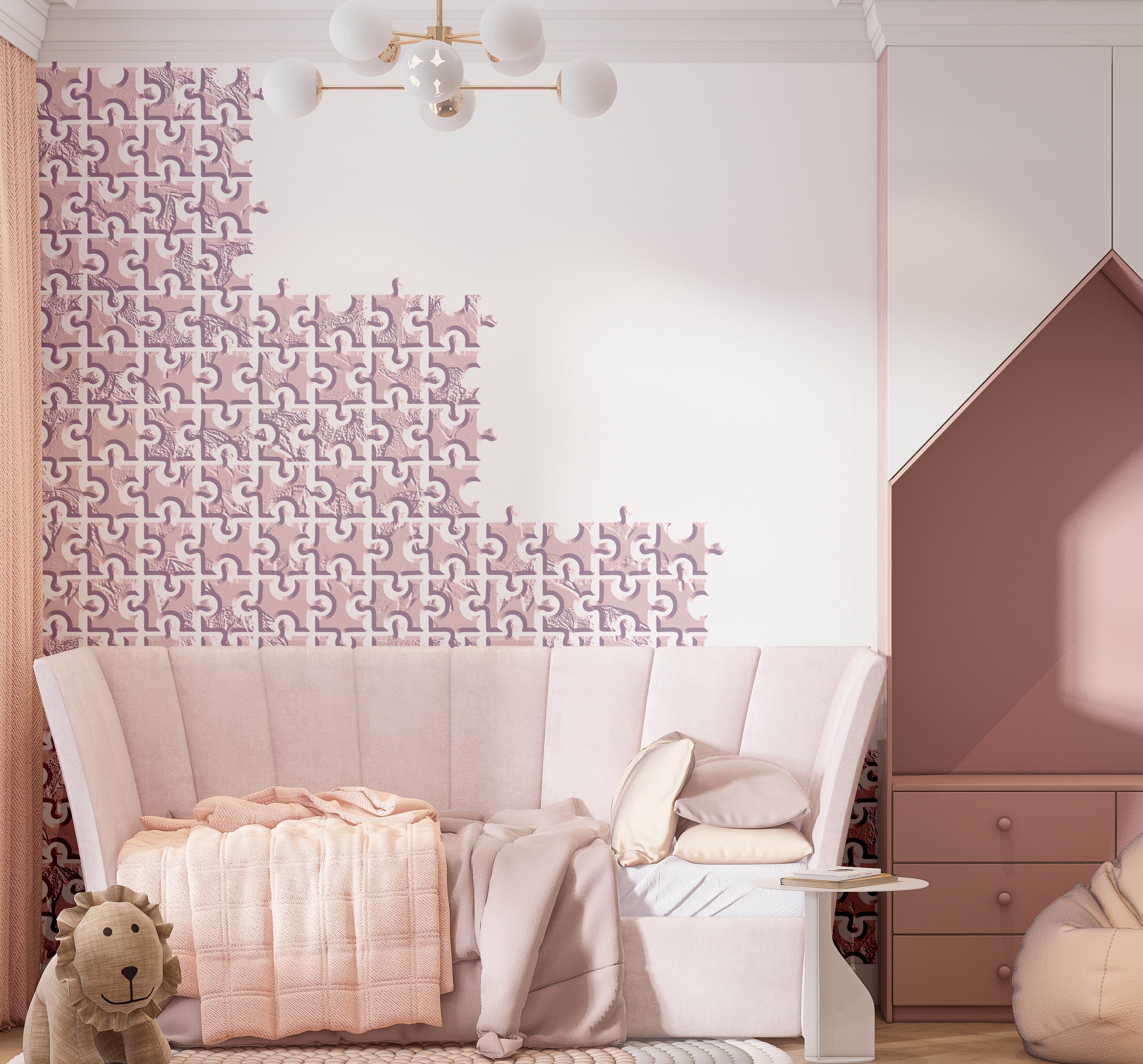Stencil DFA Reusable puzzle for plaster and paint 0.3-1mm (E00055)