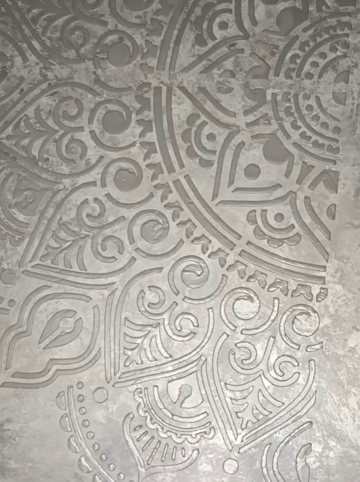The ideal accent on the wall is a DFA stencil with a rounded pattern 0.3-1 mm (С00056)