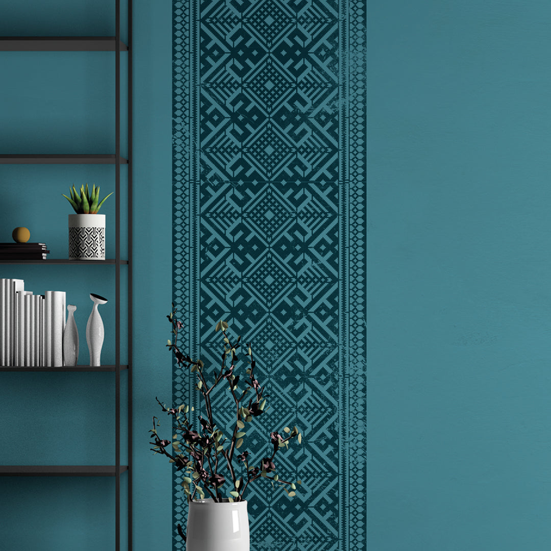 Ethno Stencil DFA Embroidery for plaster and paint 0.3-1mm (Z00038)