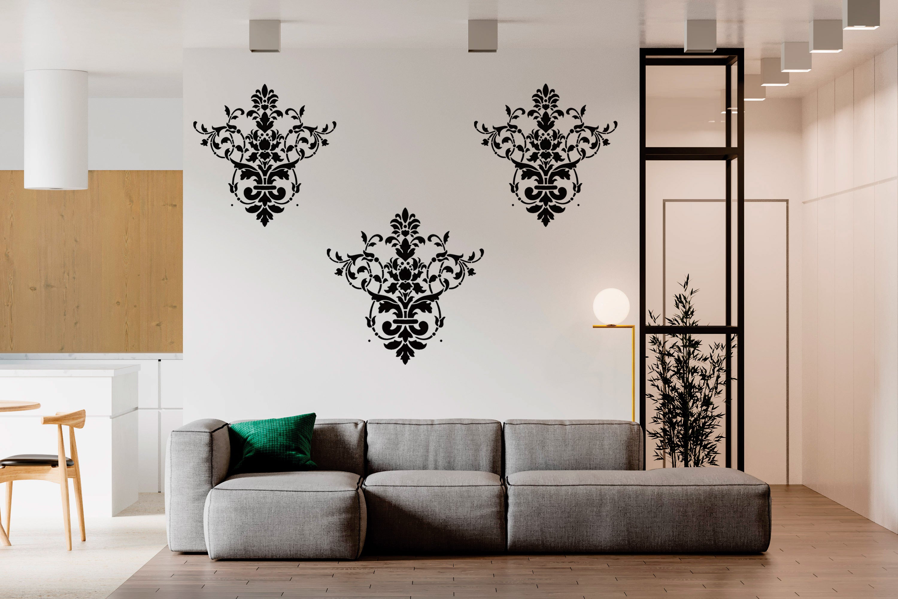 Stencil DFA Damascus, for plaster and paint 0.3-1mm (D00010)