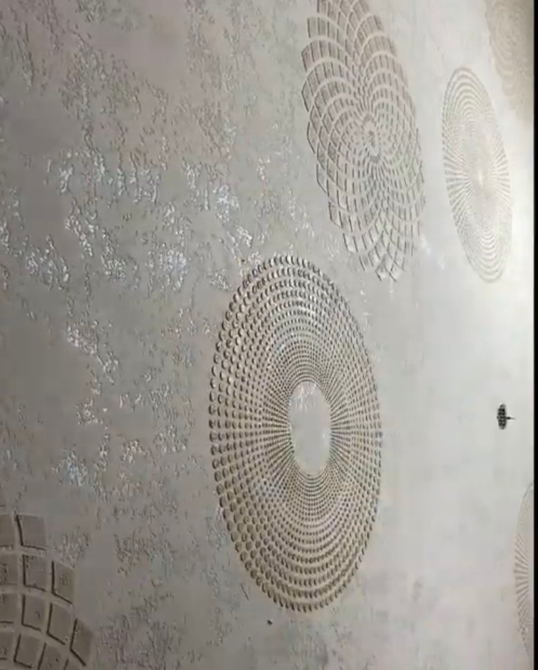 Inspiration in the details: DFA stencil Round pattern for true connoisseurs of style 0.3-1 mm (C00016-d)