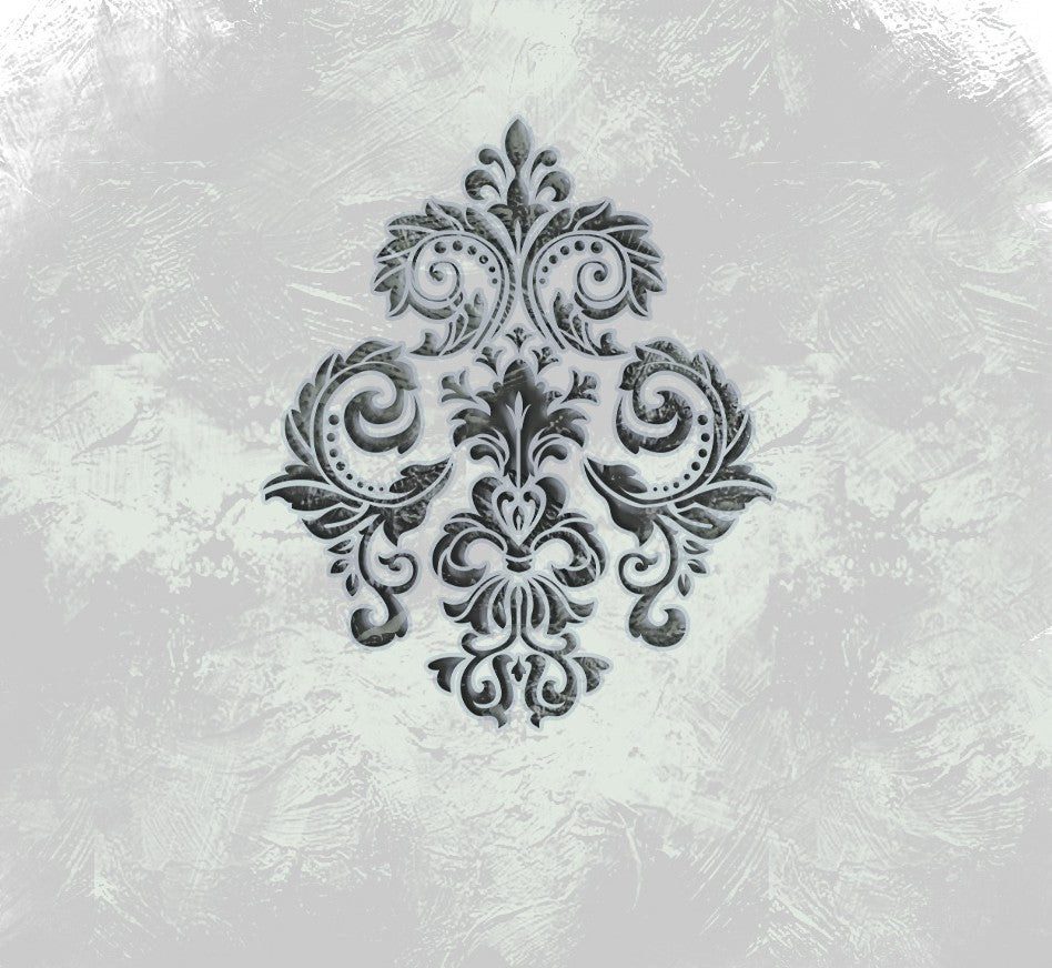 Professional stencil DFA Damascus for stylish wall decoration 0.3-1 mm (D00073)