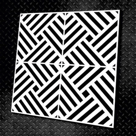 Trendy geometric design for your home - stencil DFA Geometry 0.3-1 mm (G00011)
