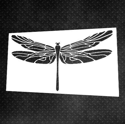 Stencil DFA Animal dragonfly for plaster and paint 0.3-1mm (J00002)