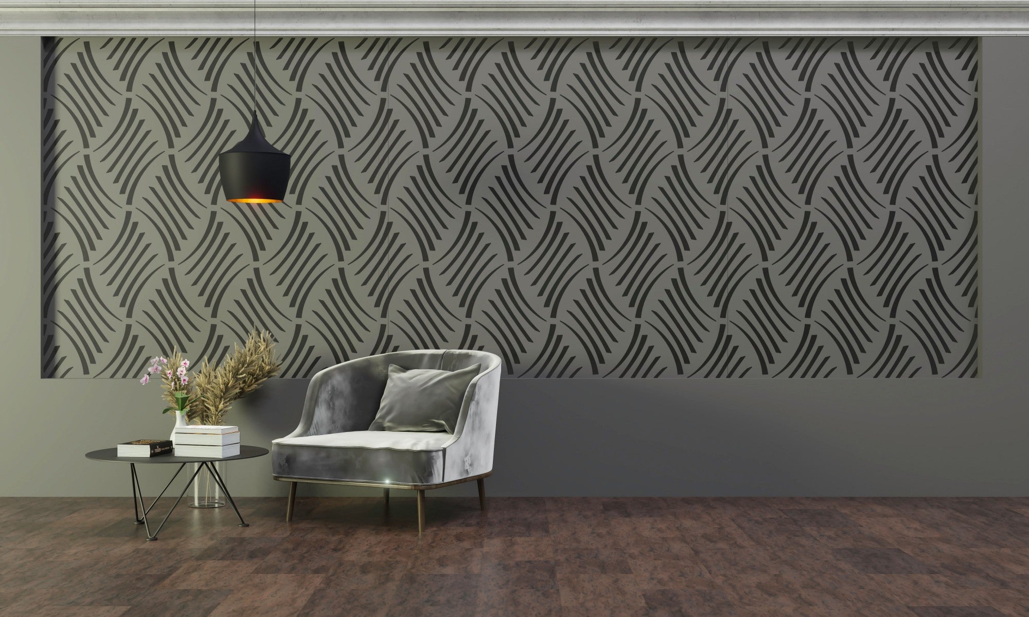Stencil DFA for decoration Geometry for plaster and paint 0.3-1mm (G00007)