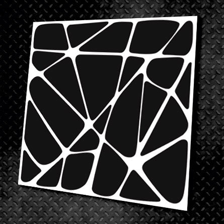 Stencil DFA reusable for decorative plaster Geometry Web for plaster and paint 0.3-1mm (G00052)
