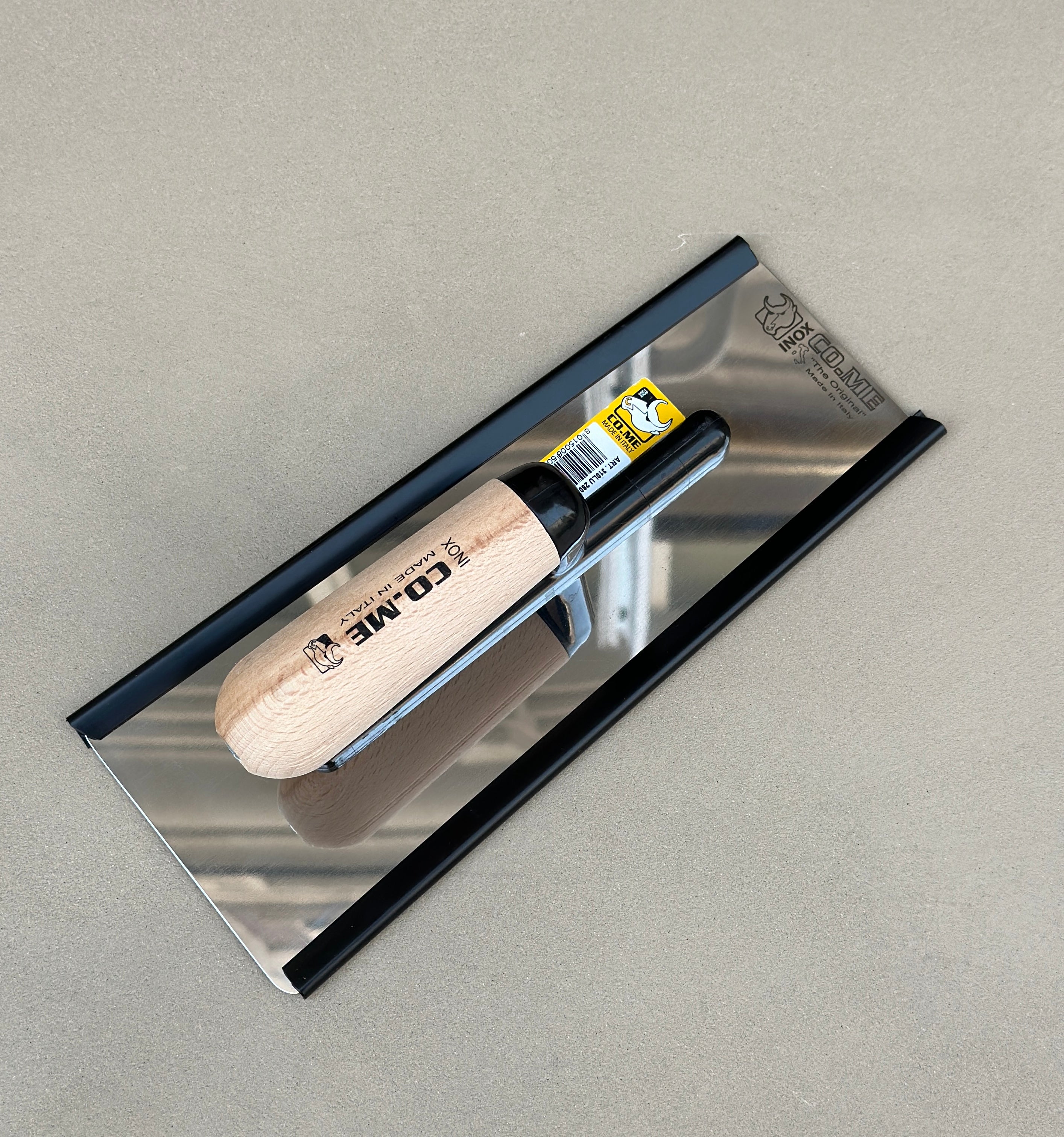 Polishing spatula with rounded edge from Co.Me (stainless steel) 310LU