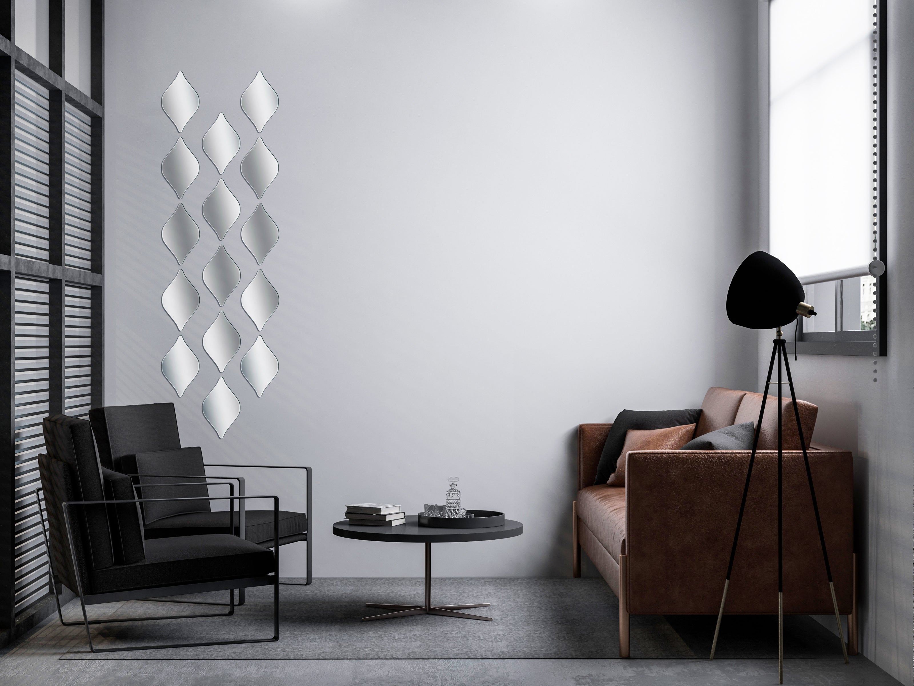 Quick Transformation: DFA Rhombus Mirror Decor to Update Your Home, 5pcs/10pcs/15pcs (YA00009)