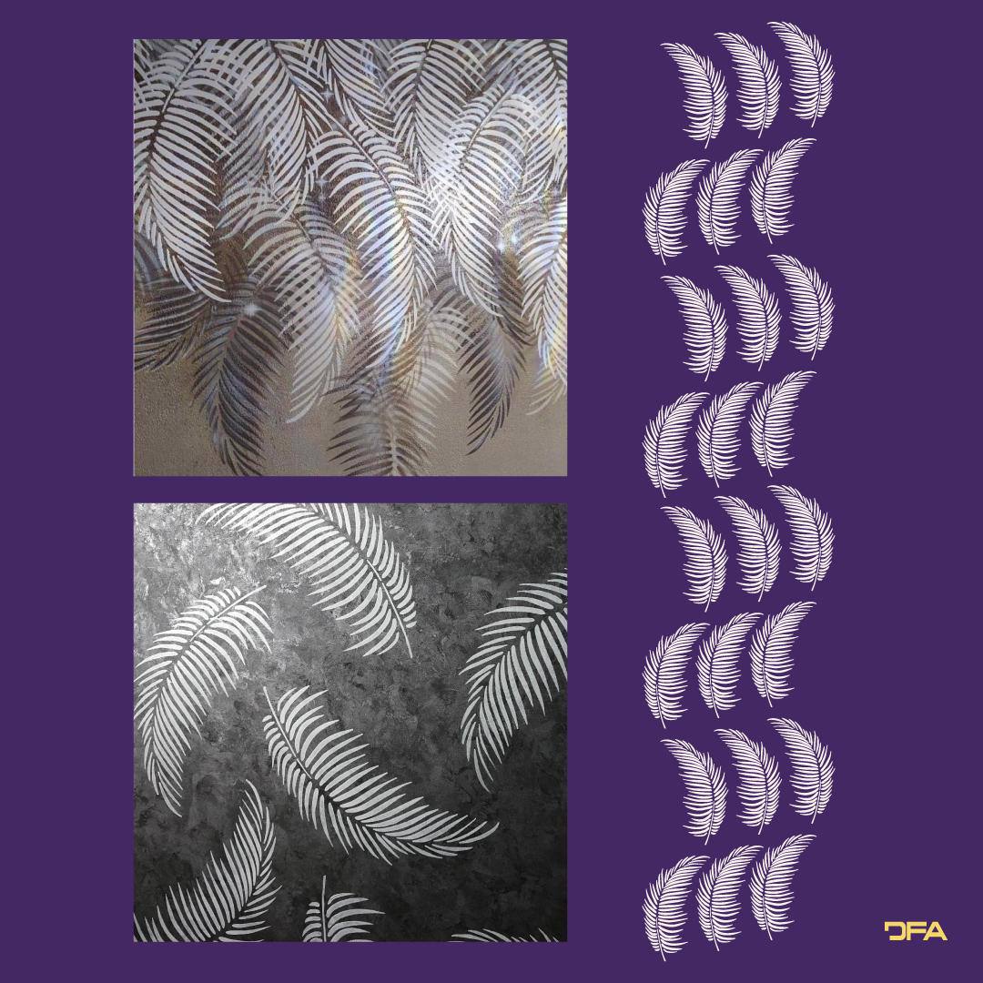 An elegant, natural accent in your interior - stencil Pen DFA 0.3-1 mm (P00003-d)