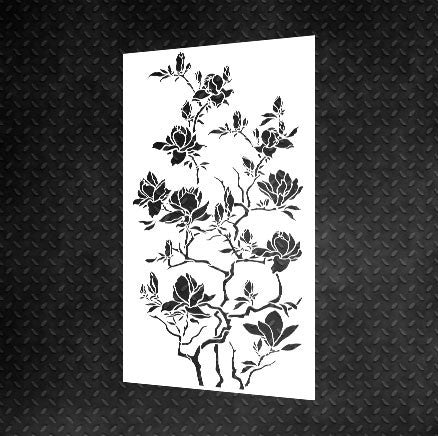 Stencil DFA for decoration Priroda for plaster and paint 0.3-1mm (P00026)