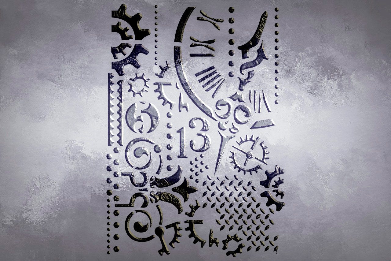 Reusable stencil DFA for decorative plaster Loft 37 (L00037)