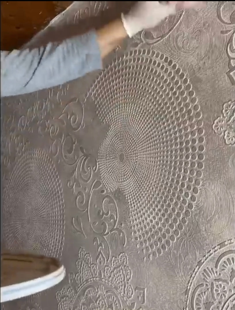 Inspiration in the details: DFA stencil Round pattern for true connoisseurs of style 0.3-1 mm (C00016-d)