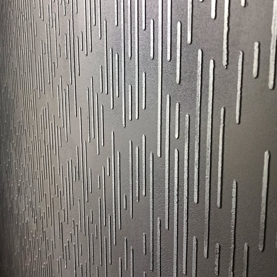 Modern design with stencil DFA Geometry for decorative plaster and paint 0.3-1 mm (G00012)