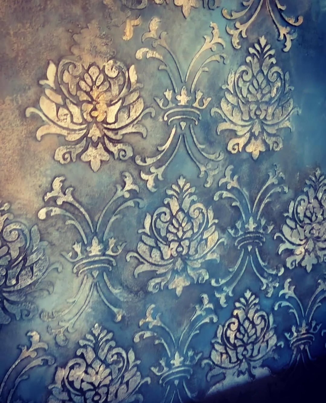 Stencil DFA Damascus - exquisite ornament for walls and furniture 0.3-1 mm (D00063)