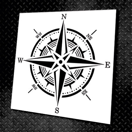 Accent the interior with an original pattern - stencil DFA Compass 0.3-1 mm (C00036)
