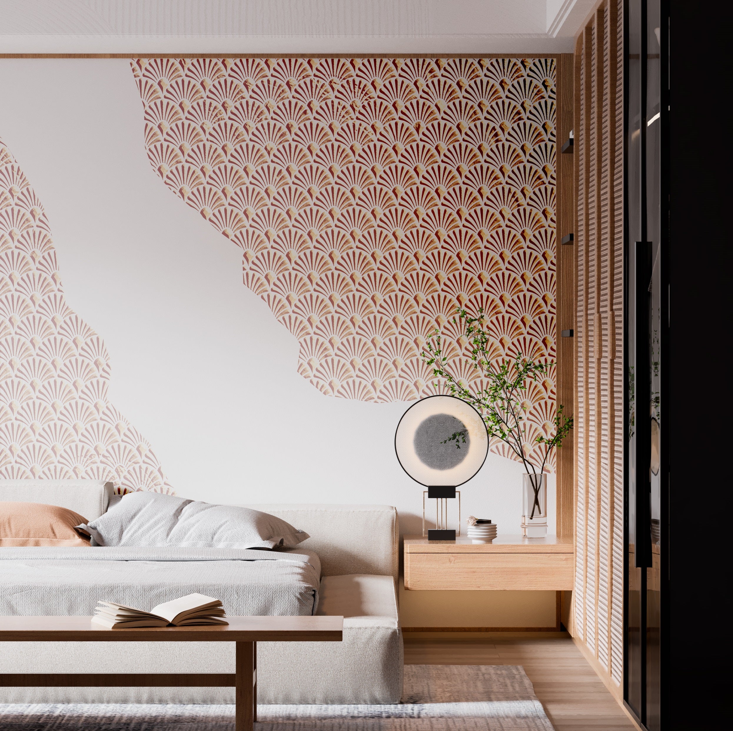 Create an oriental flavor: reusable stencil DFA for plaster 0.3-1 mm (V00081)