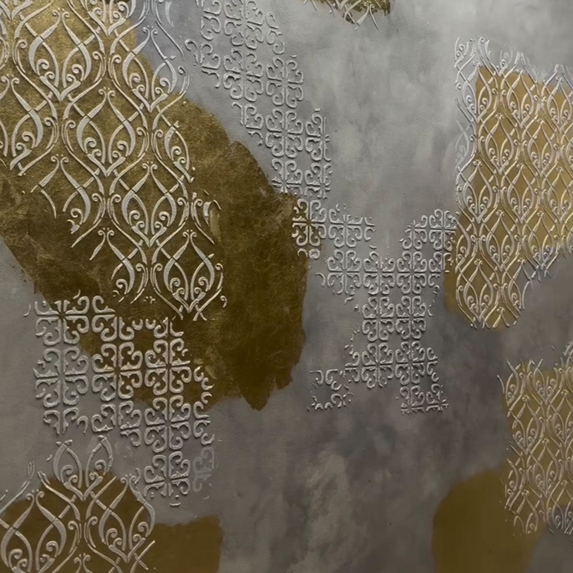 Decor in oriental style - DFA stencil for creating an elegant ornament 0.3-1 mm (V000075-d)