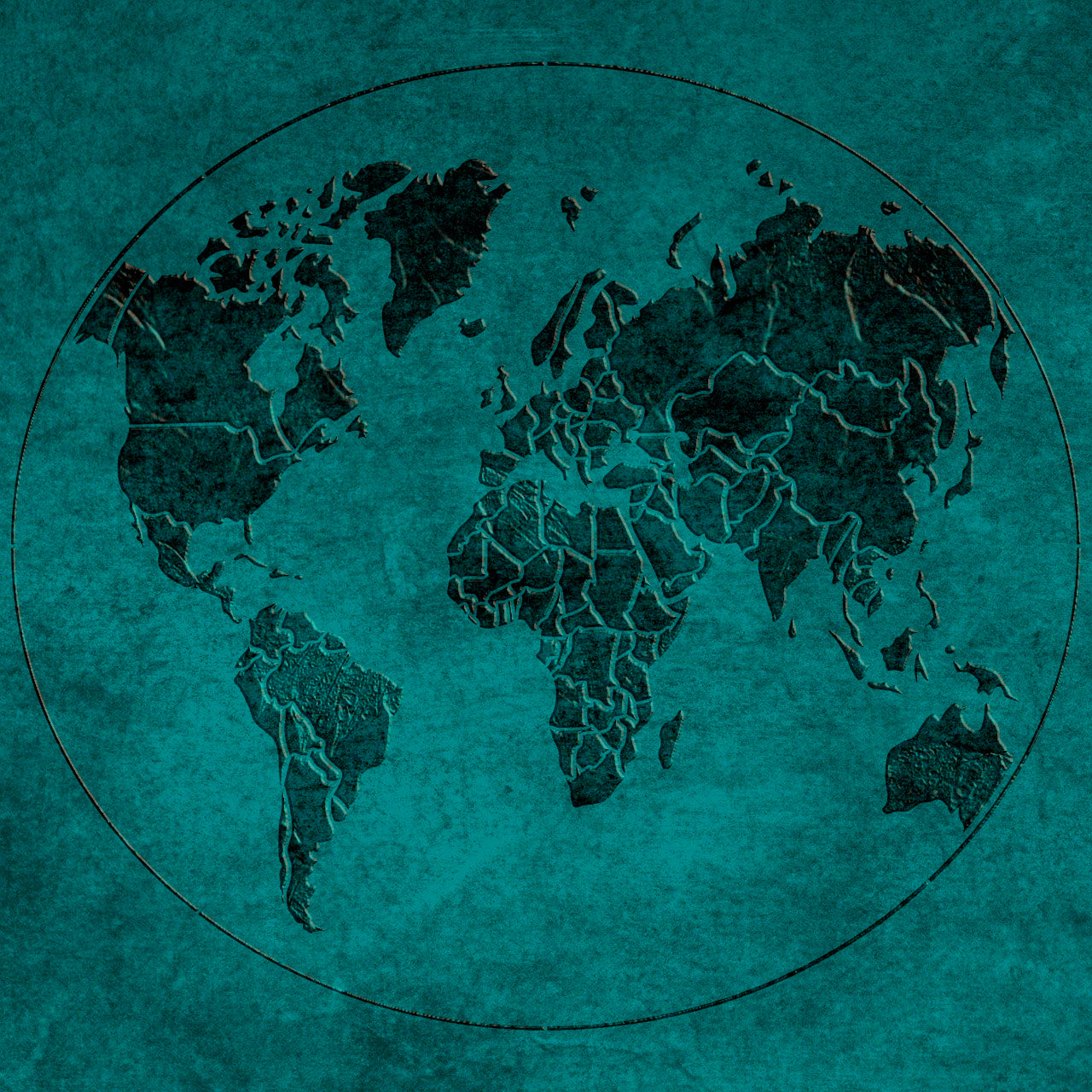 DFA Globe stencil for creating a unique wall design 0.3-1 mm (С00135)