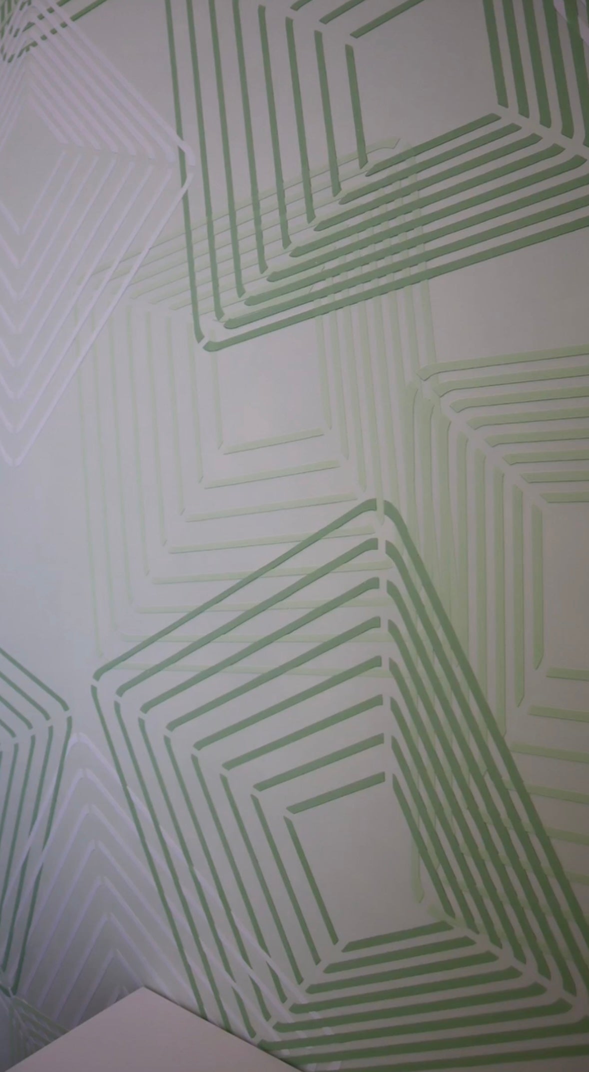 Geometric relief pattern for walls - stencil DFA Geometry 0.3-1 mm (G00105)