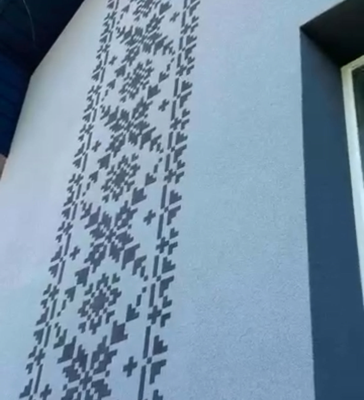 Embroidery on the facade: stencil DFA for decorative decoration of the exterior 0.3-1 mm (Z00065)