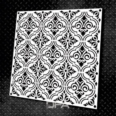 Decor in the style of the East: stencil DFA for aesthetic accents on walls 0.3-1 mm (V00016-d)