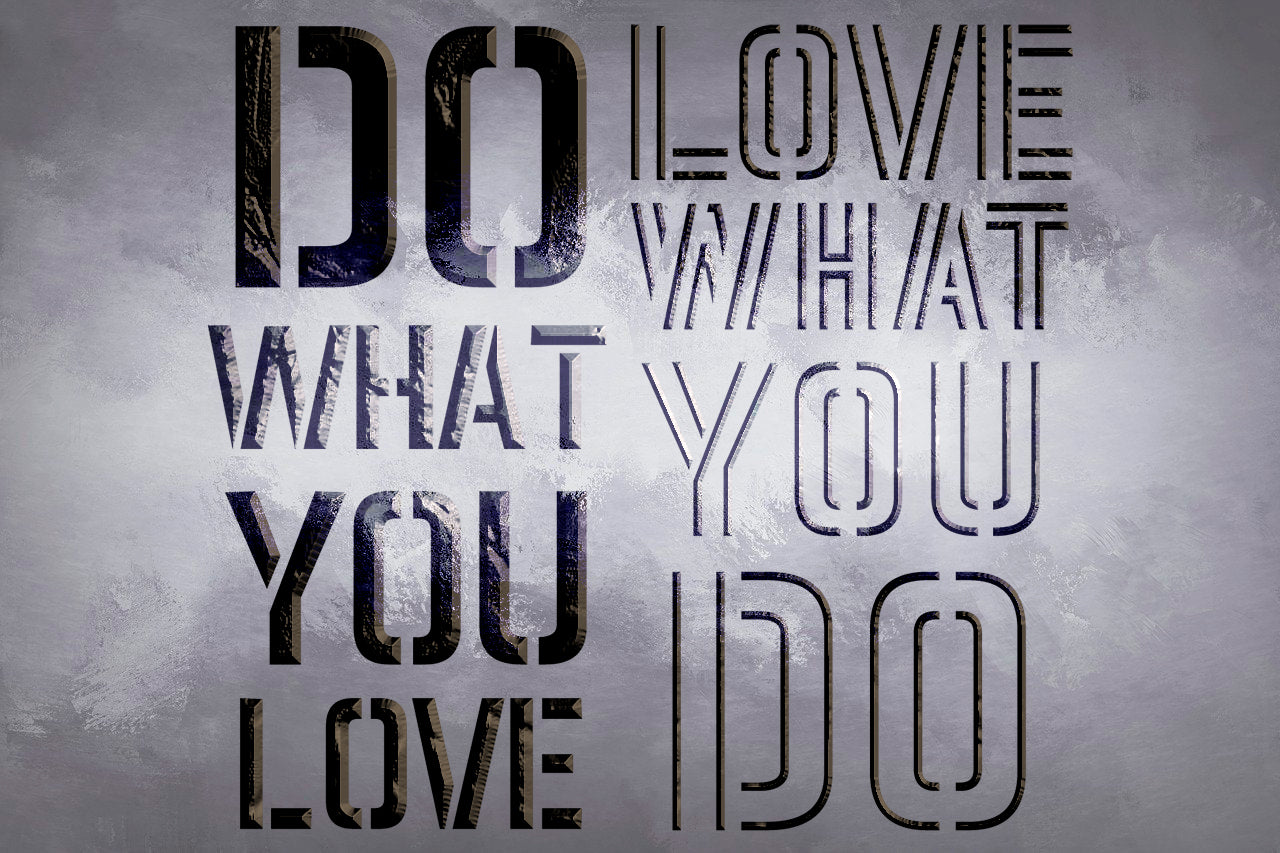 Stencil DFA Do what you love for plaster and paint 0.3-1mm (X00127)