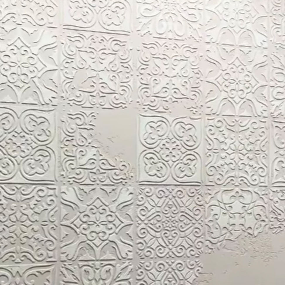 Trendy square ornaments - stencil DFA for decorative plaster and paint 0.3-1 mm (K00006)