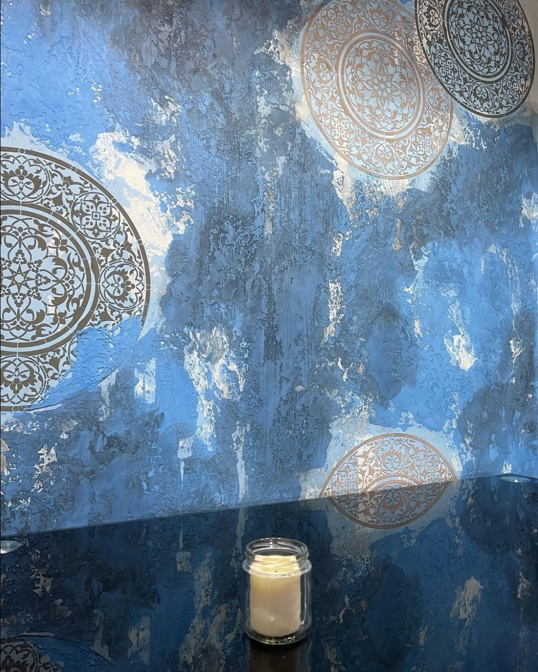 Add charm to walls with DFA Stencil Round Pattern 0.3-1mm (C00014)
