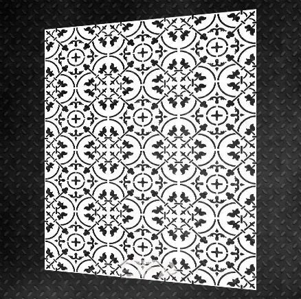 Oriental ornament for walls - sophisticated decor with stencil DFA 0.3-1 mm (V00006)