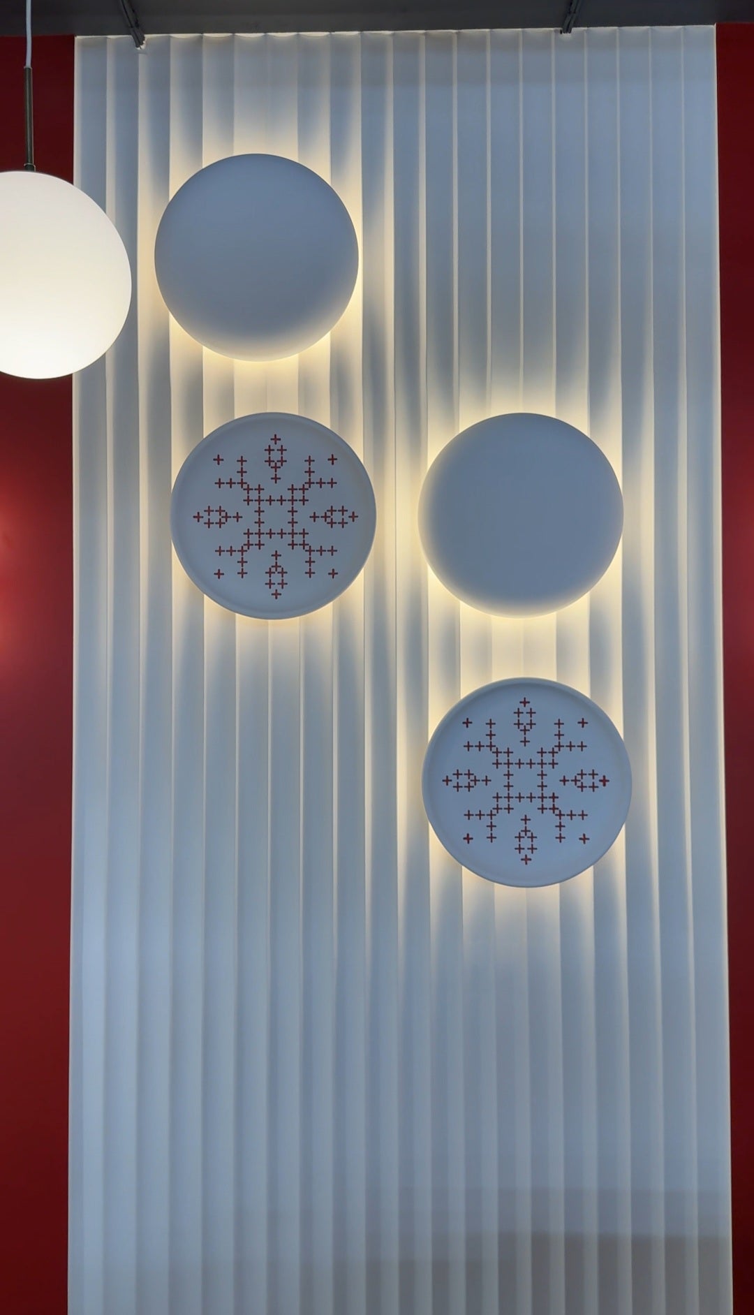 Ukrainian style in the interior: stencil DFA Vyshyvanka cross pattern 0.3-1 mm (Z00074)