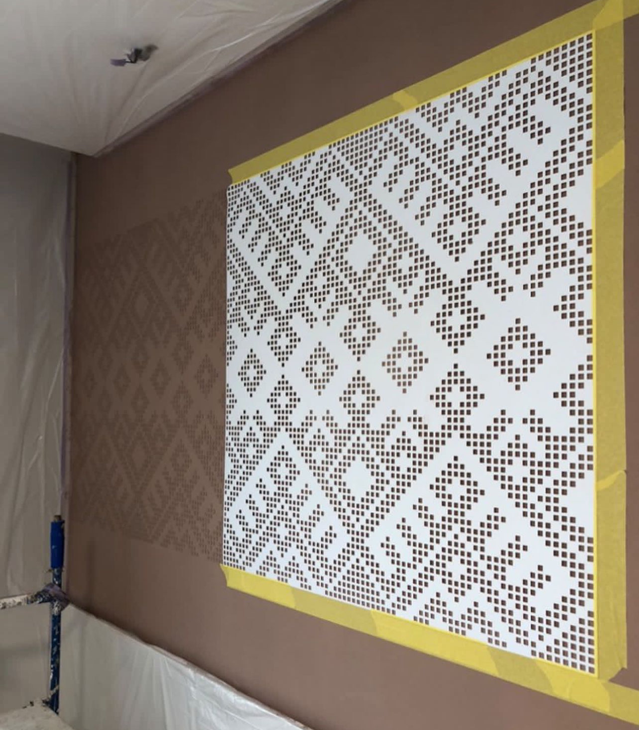 Stencil DFA Embroidery for plaster and paint 0.3-1mm (Z00033)