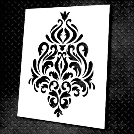 Stencil for decoration DFA Royal Damascus 2, for putty and paint, 0.3-1mm (D00002)