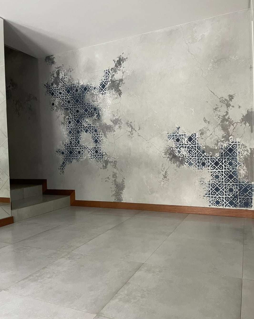 DFA decorative stencil: square pattern - simple and effective 0.3-1 mm (K00130)