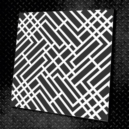 Stencil DFA for decoration Geometry for plaster and paint 0.3-1mm (G00001)