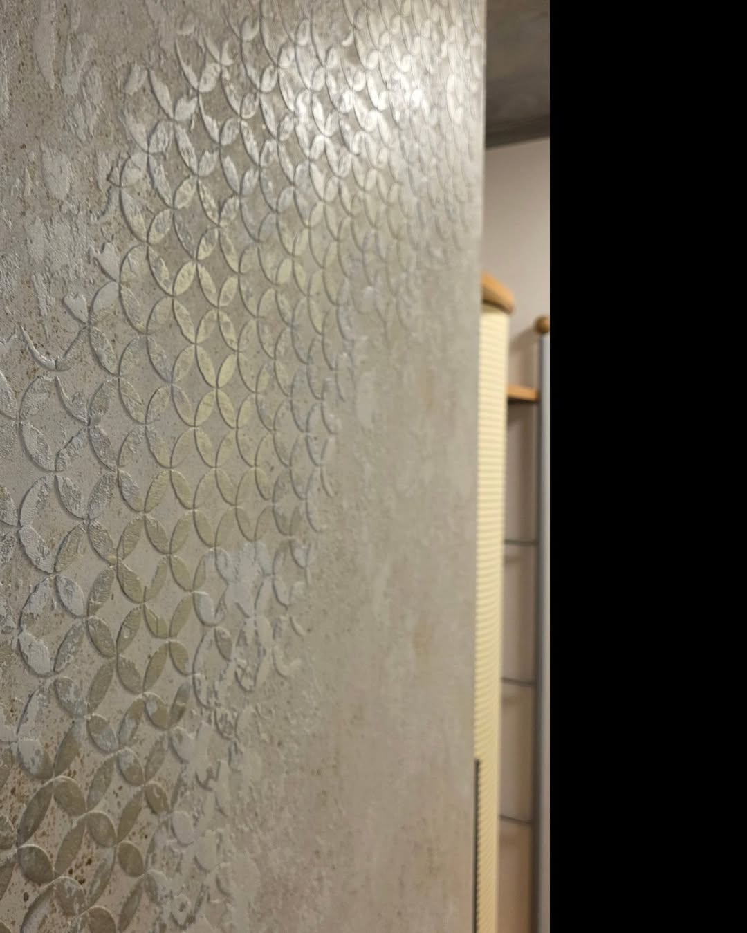 Geometric ornaments DFA - stylish stencil for decorative plaster and paint 0.3-1 mm (G00023)
