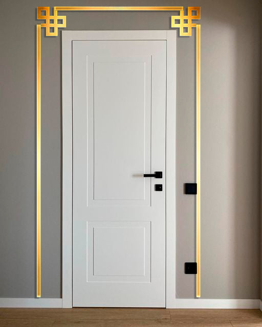 DFA Mirror Decor Corner Pattern - Visual Space Expansion and Style 2pcs/4pcs (YA00035)