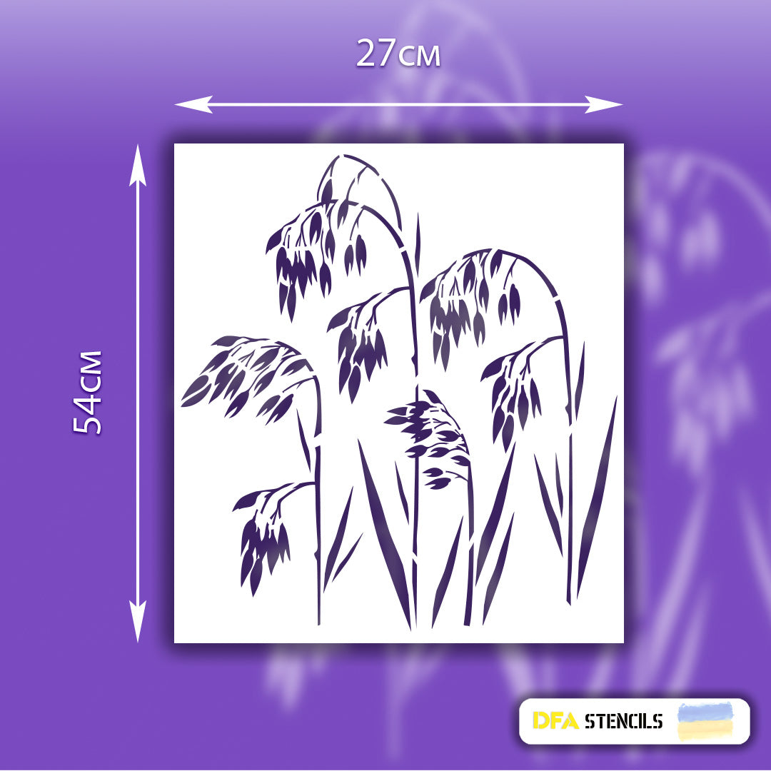 Stencil DFA for walls Trava 4 for plaster and paint 0.3-1mm (P00129)