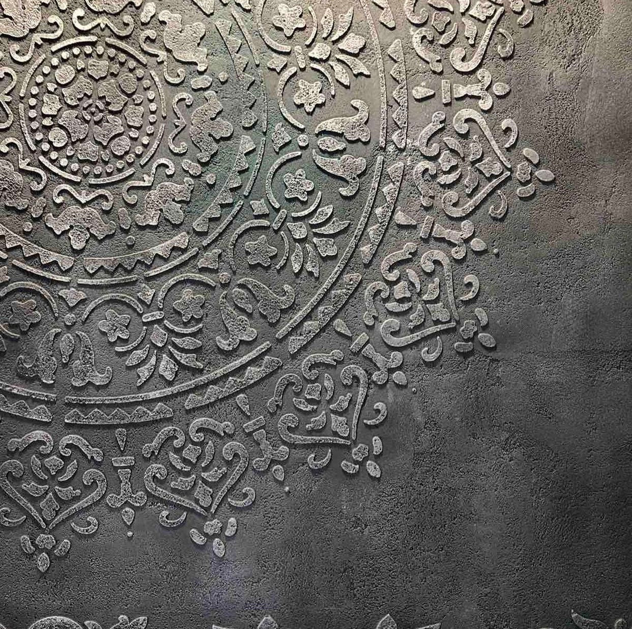 Spectacular circular pattern with DFA stencil - simple, fast, stylish 0.3-1 mm (C00013-d2)