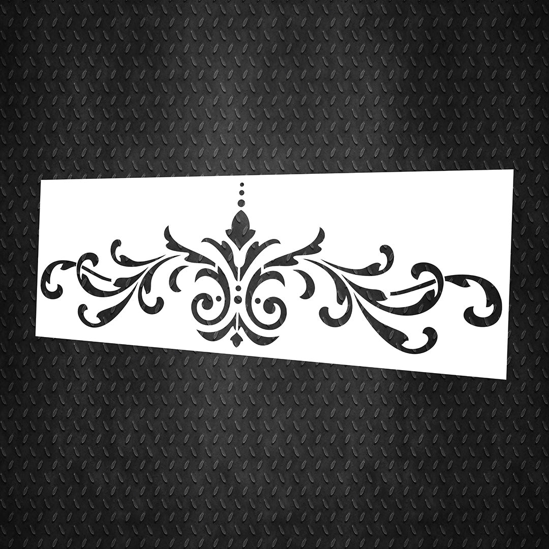 Stencil DFA Border, stencil for putty and paint 0.3-1mm (B00052)