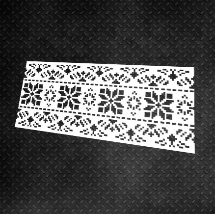 Stencil DFA Embroidery for plaster and paint 0.3-1mm (Z00020)
