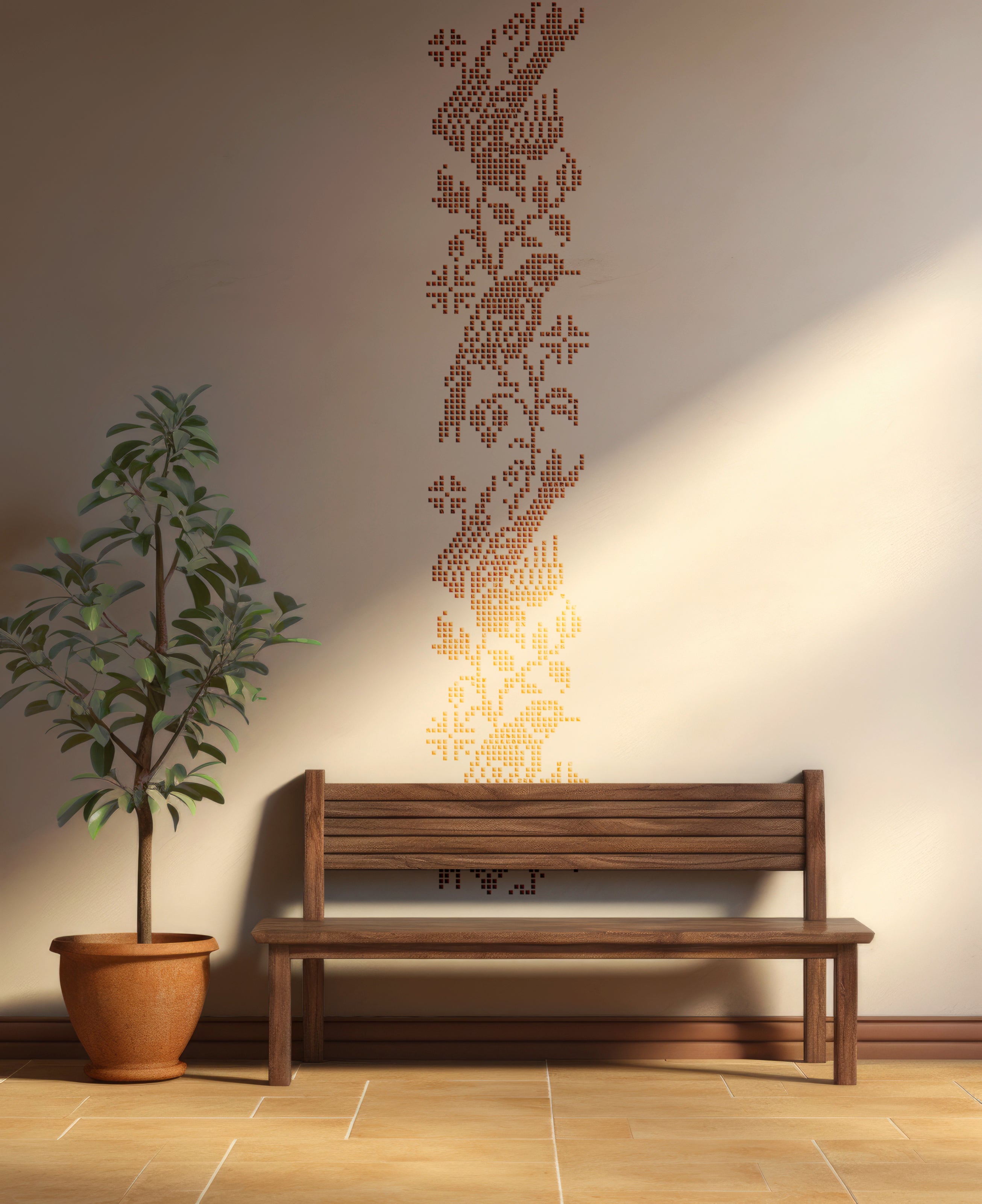 Stencil DFA Embroidery for plaster and paint 0.3-1mm (Z00052)