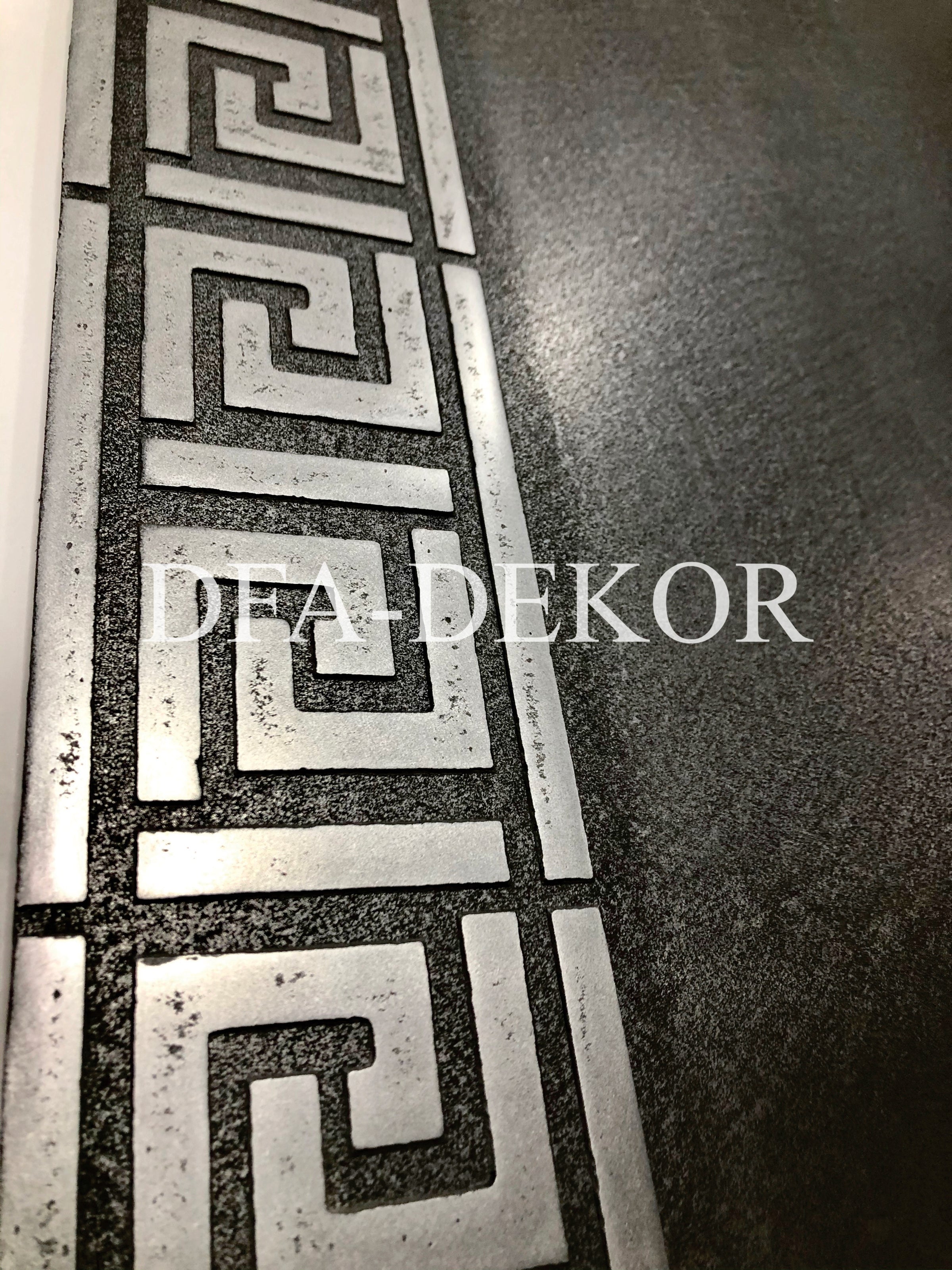 Reusable stencil for decoration DFA Border, for putty and paint, 0.3-1mm (B00005)