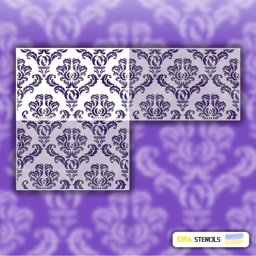 Create a luxurious atmosphere of the East - easily with the DFA stencil 0.3-1 mm (V000042-d)