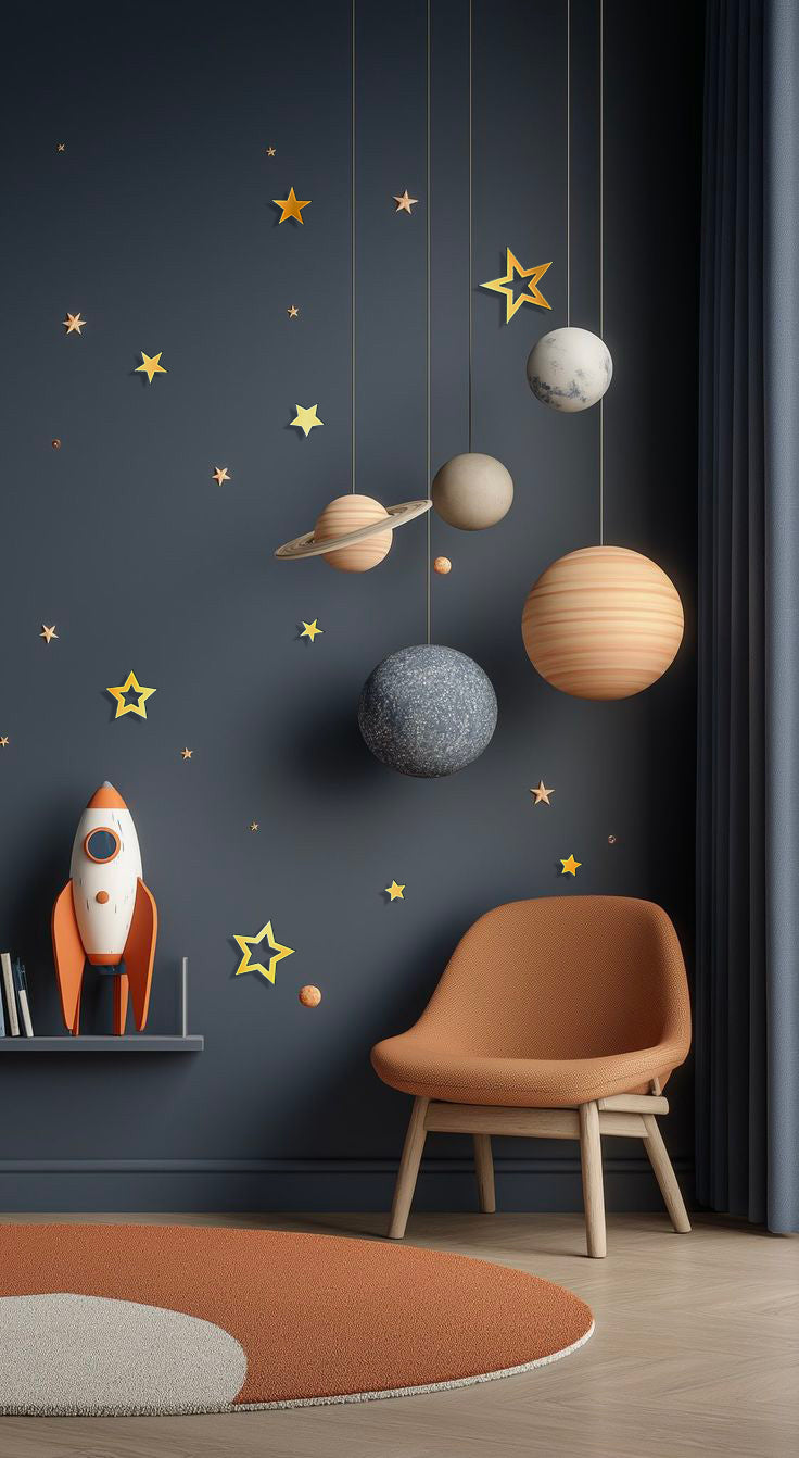 Create a unique interior with DFA Stars mirror decor, 9 pcs (YA00008)