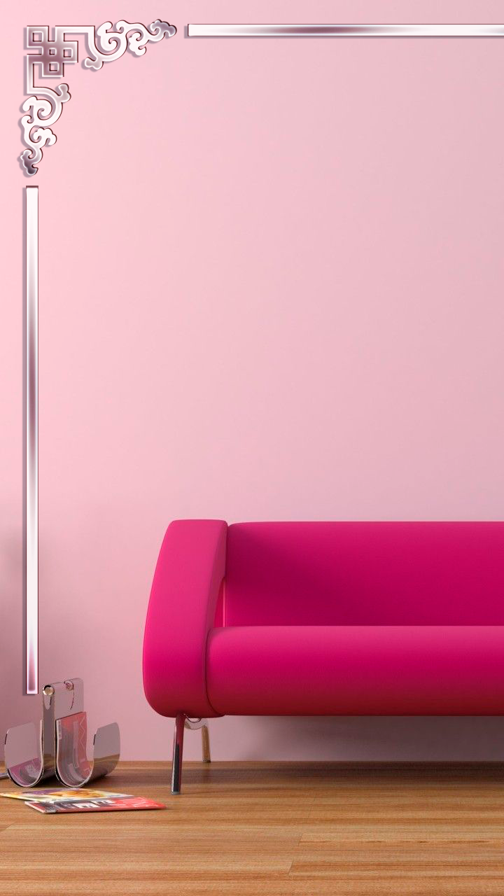 Elegant accent: DFA mirror corner pattern for your interior, 2pcs/4pcs (YA00029)