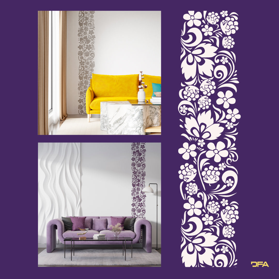Stencil DFA Embroidery for plaster and paint 0.3-1mm (Z00048)