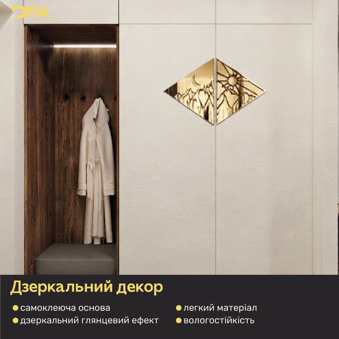 Mirror decor: a with a modern twist (YA00109)